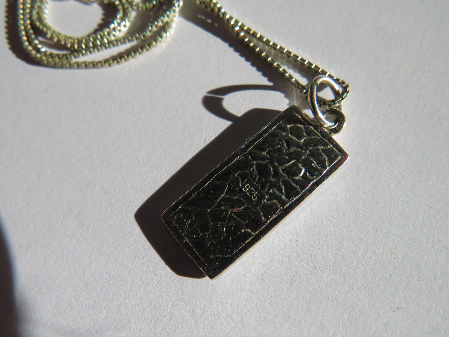 Stylish Ladies Sterling Silver Necklace and Pendant