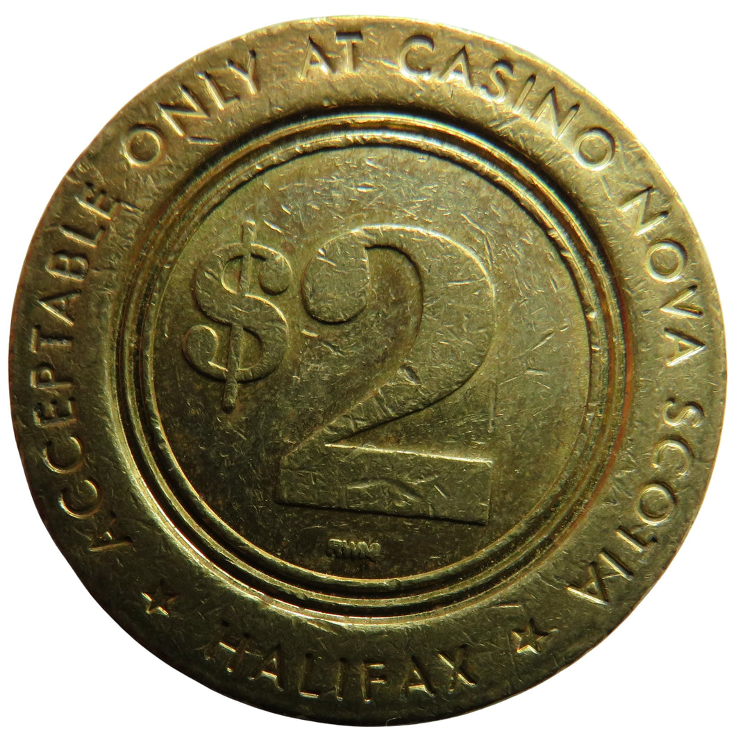 Nova Scotia Halifax $2 Casino Token