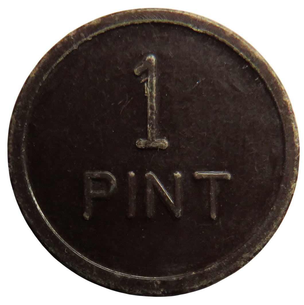 Great Grimsby Co-op Society Dairy Dept 1 Pint Token