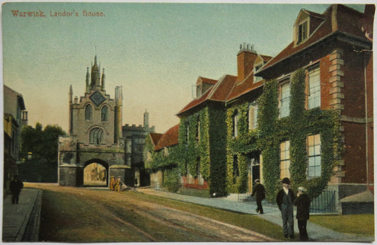 Vintage Postcard of Warwick, Landor's House