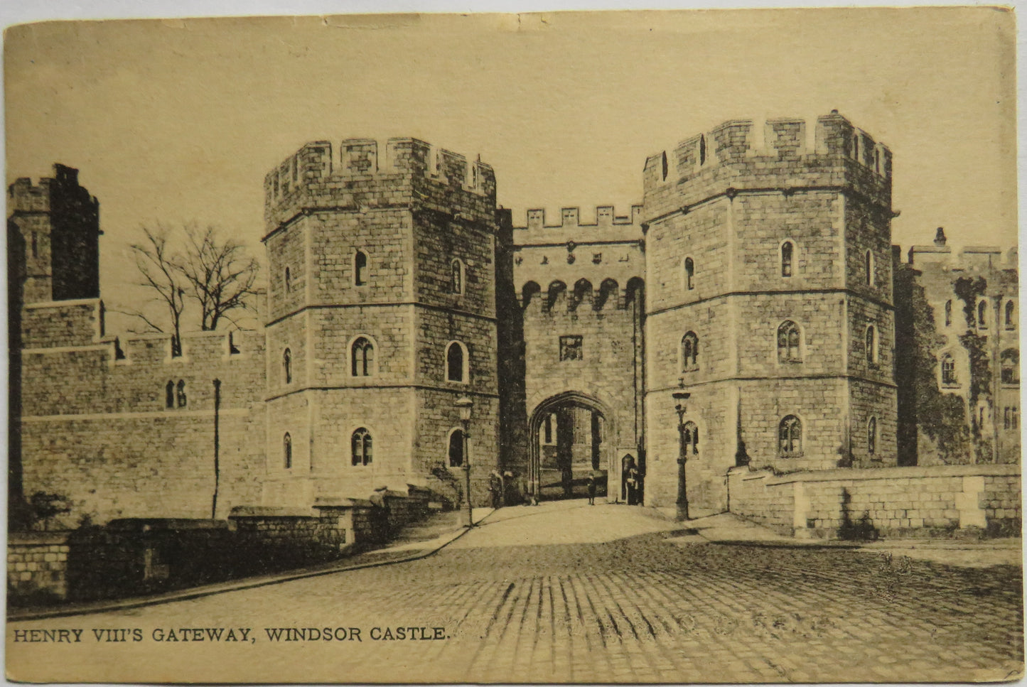 Vintage Postcard of Henry VIII's Gateway, Windsor Castle