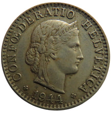 Load image into Gallery viewer, 1944 Switzerland 20 Rappen Coin
