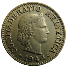 Load image into Gallery viewer, 1944 Switzerland 10 Rappen Coin
