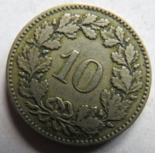 Load image into Gallery viewer, 1879 Switzerland 10 Rappen Coin
