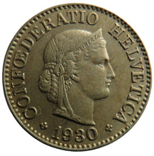 Load image into Gallery viewer, 1930 Switzerland 10 Rappen Coin
