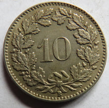 Load image into Gallery viewer, 1930 Switzerland 10 Rappen Coin
