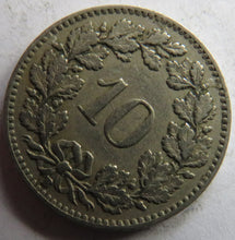 Load image into Gallery viewer, 1927 Switzerland 10 Rappen Coin
