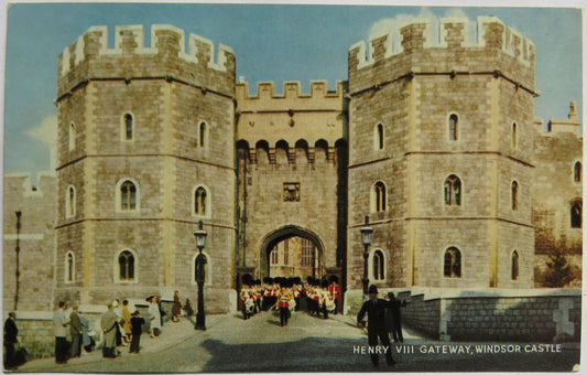 Vintage Postcard of Henry VIII Gateway, Windsor Castle