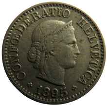 Load image into Gallery viewer, 1895 Switzerland 10 Rappen Coin
