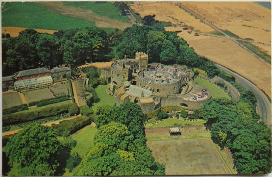 Vintage Postcard of Walmer Castle from the Air, 1967