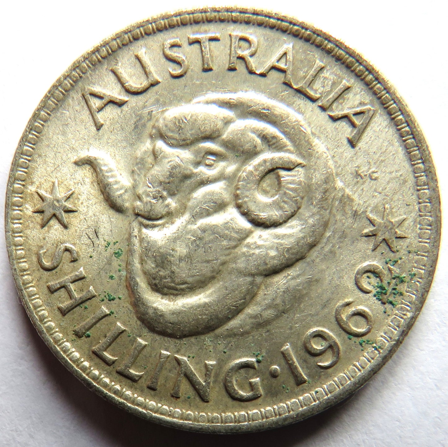1962 Queen Elizabeth II Australia Silver Shilling Coin