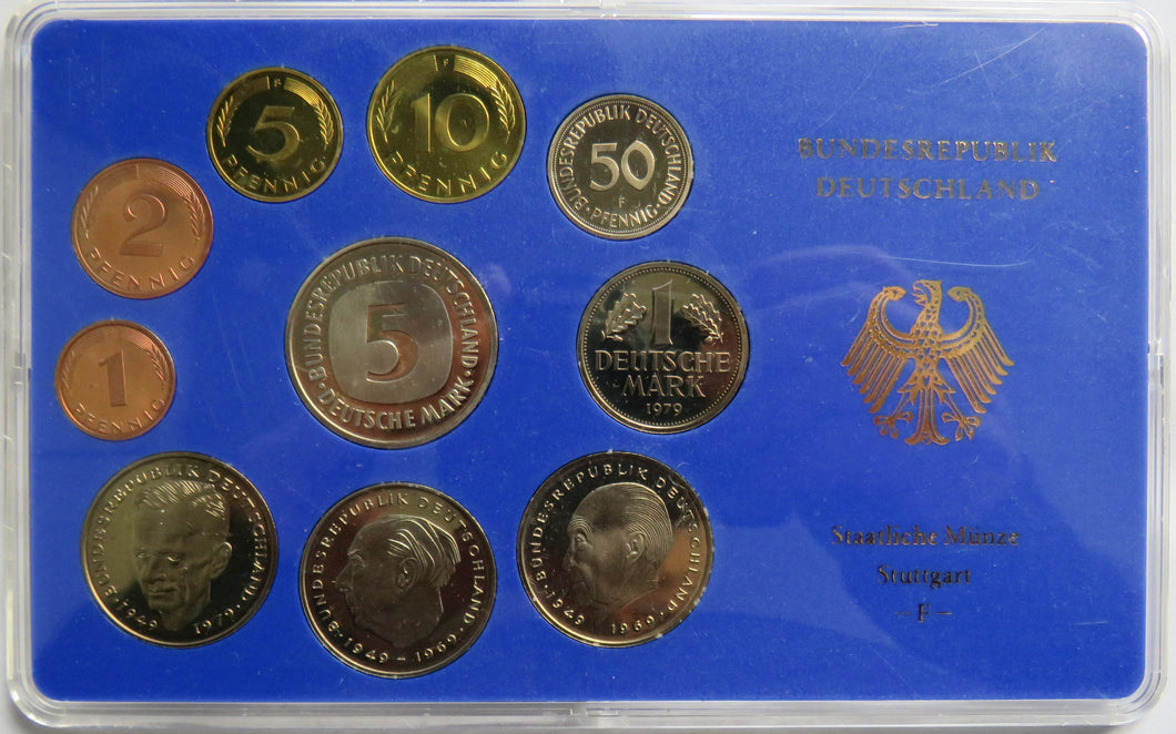 1979-F German Coin Set Bundersrepublik Deutschland