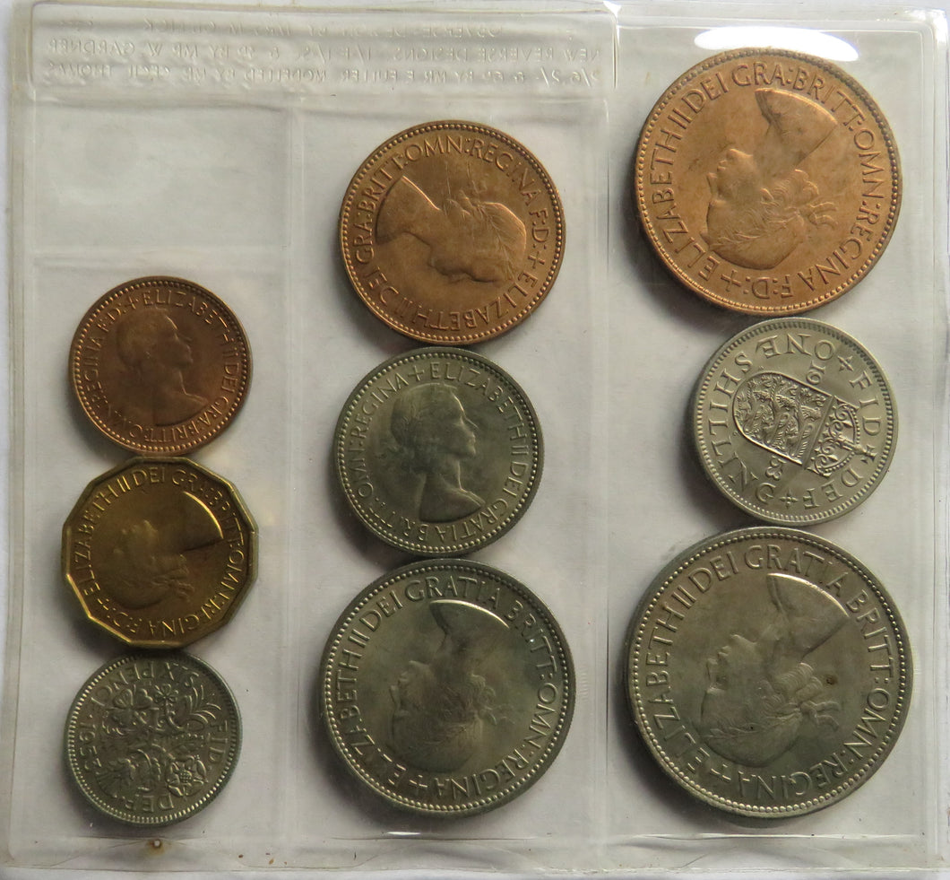 1953 Queen Elizabeth II Uncirculated Coin Set - Great Britain