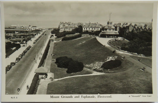 Vintage Postcard of Mount Grounds and Esplanade, Fleetwood