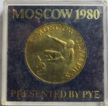 Load image into Gallery viewer, 1980 Moscow Olympics Cased Medal Presented By Pye
