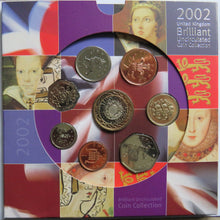 Load image into Gallery viewer, 2002 United Kingdom Brilliant Uncirculated Coin Collection
