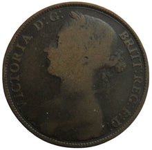 Load image into Gallery viewer, 1894 Queen Victoria Bun Head One Penny Coin - Great Britain
