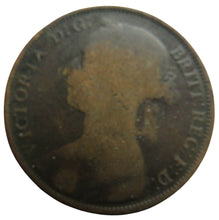 Load image into Gallery viewer, 1888 Queen Victoria Bun Head One Penny Coin - Great Britain
