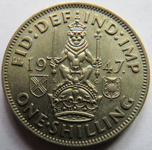 Load image into Gallery viewer, 1947 King George VI (Scottish) Shilling Coin - Great Britain
