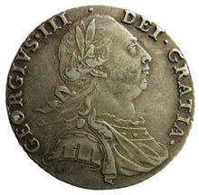 Load image into Gallery viewer, 1787 King George III Silver Shilling Coin With Semee of Hearts
