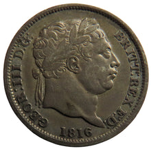 Load image into Gallery viewer, 1816 King George III Silver Shilling Coin - Great Britain
