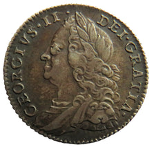 Load image into Gallery viewer, 1757 King George II Silver Sixpence Coin - Great Britain
