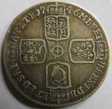 Load image into Gallery viewer, 1746 Lima King George II Silver Sixpence Coin - Great Britain
