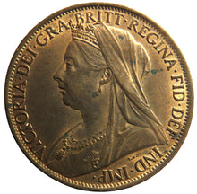 Load image into Gallery viewer, 1901 Queen Victoria One Penny Coin In High Grade - Great Britain
