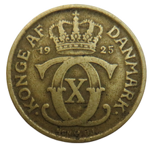 Load image into Gallery viewer, 1925 Denmark One Krone Coin
