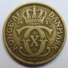 Load image into Gallery viewer, 1925 Denmark One Krone Coin
