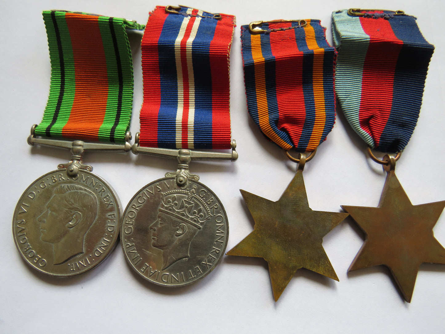 WWII Medal Group War, Defence Medal, Burma Star, 1939-45 Star