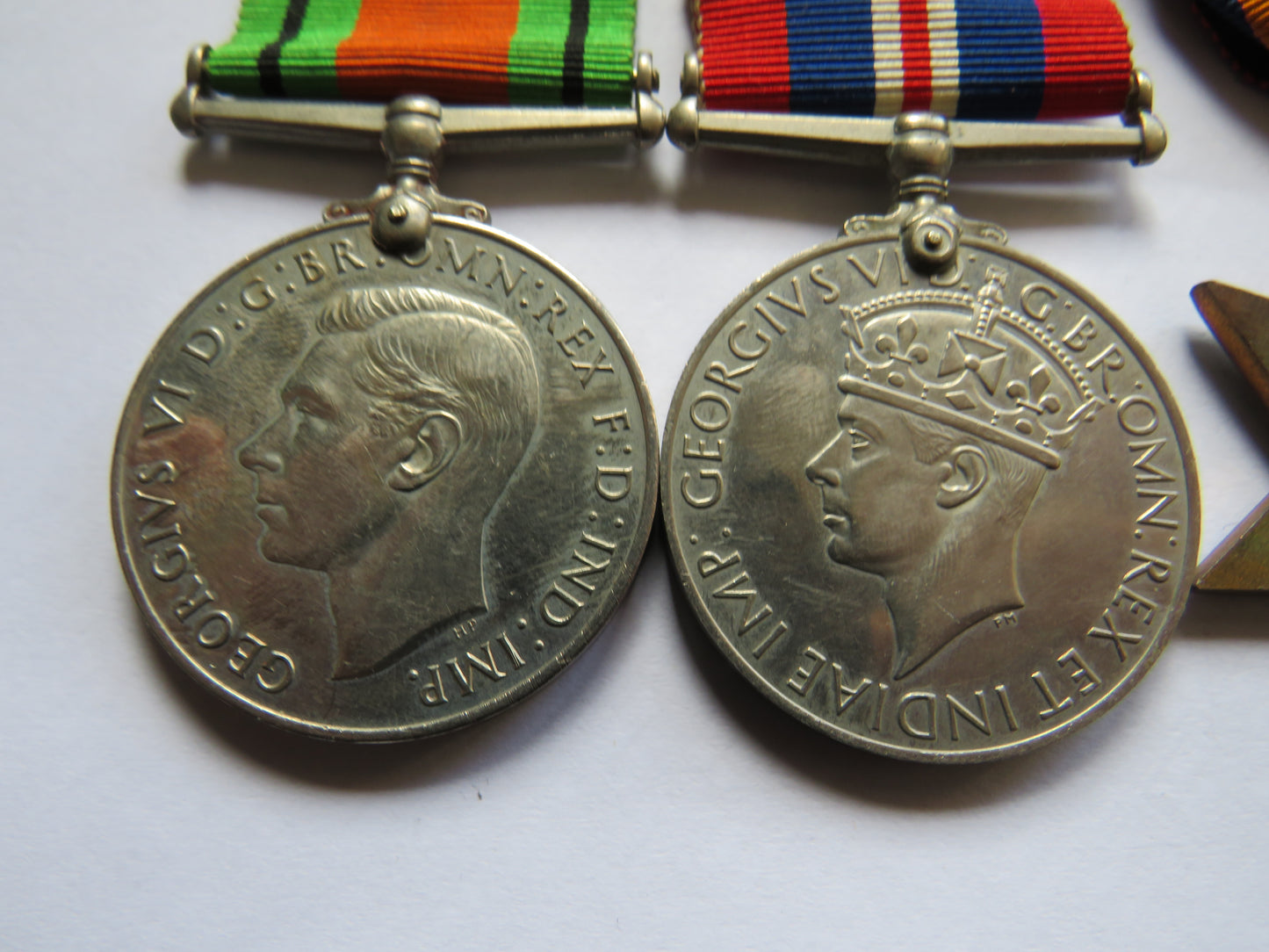 WWII Medal Group War, Defence Medal, Burma Star, 1939-45 Star