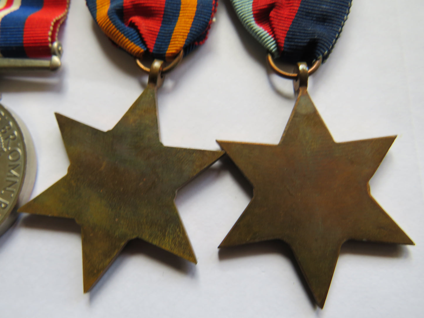 WWII Medal Group War, Defence Medal, Burma Star, 1939-45 Star