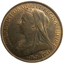 Load image into Gallery viewer, 1901 Queen Victoria One Penny Coin In High Grade - Great Britain
