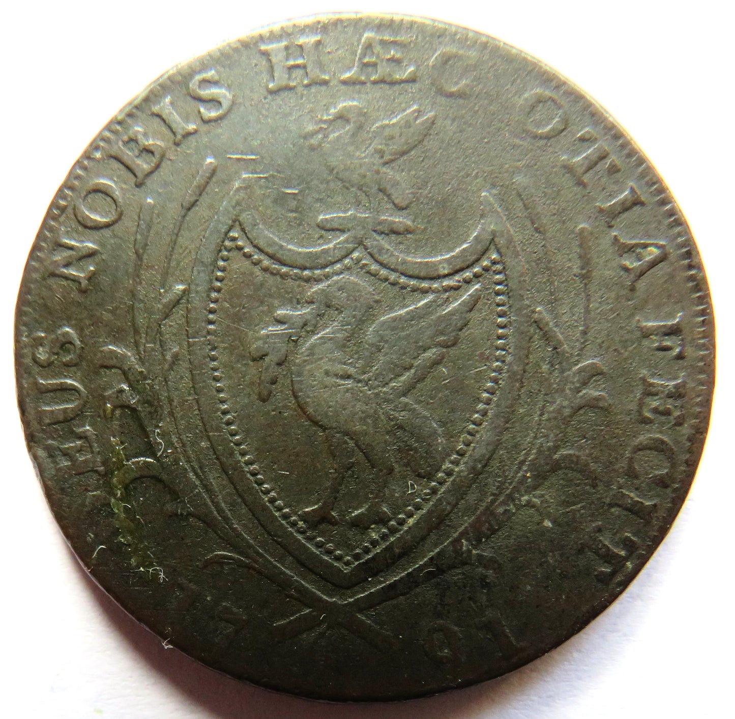 1791 Liverpool Halfpenny Token