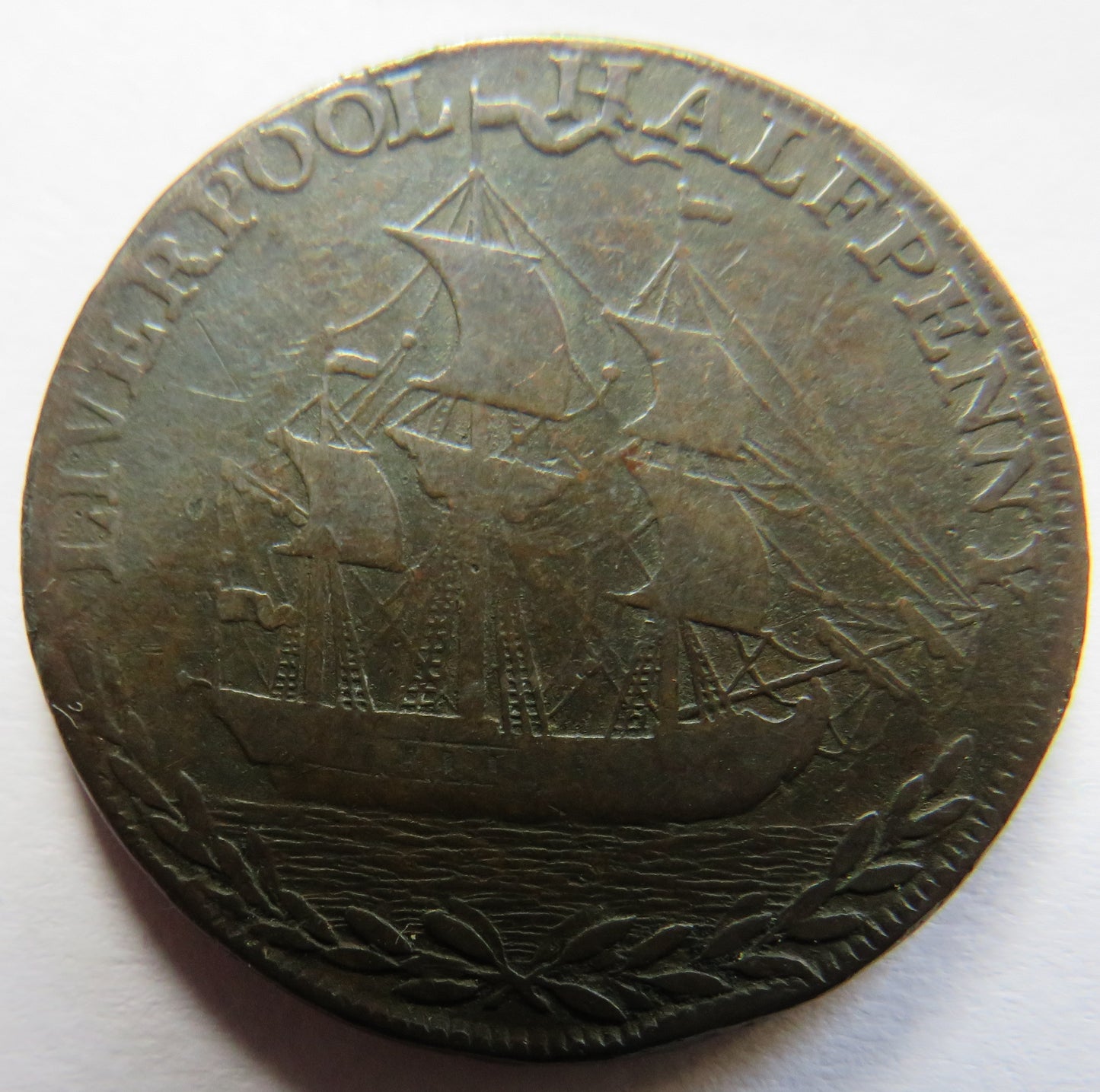 1791 Liverpool Halfpenny Token