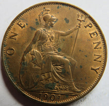 Load image into Gallery viewer, 1901 Queen Victoria One Penny Coin In High Grade - Great Britain
