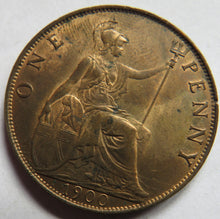 Load image into Gallery viewer, 1900 Queen Victoria One Penny Coin In High Grade - Great Britain
