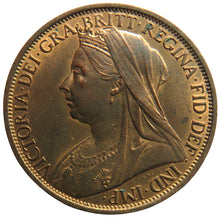 Load image into Gallery viewer, 1900 Queen Victoria One Penny Coin In High Grade - Great Britain
