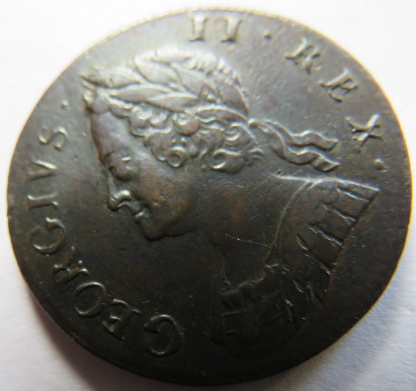 1746 King George II Halfpenny Coin Good Detail - Great Britain