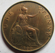 Load image into Gallery viewer, 1900 Queen Victoria One Penny Coin In High Grade - Great Britain
