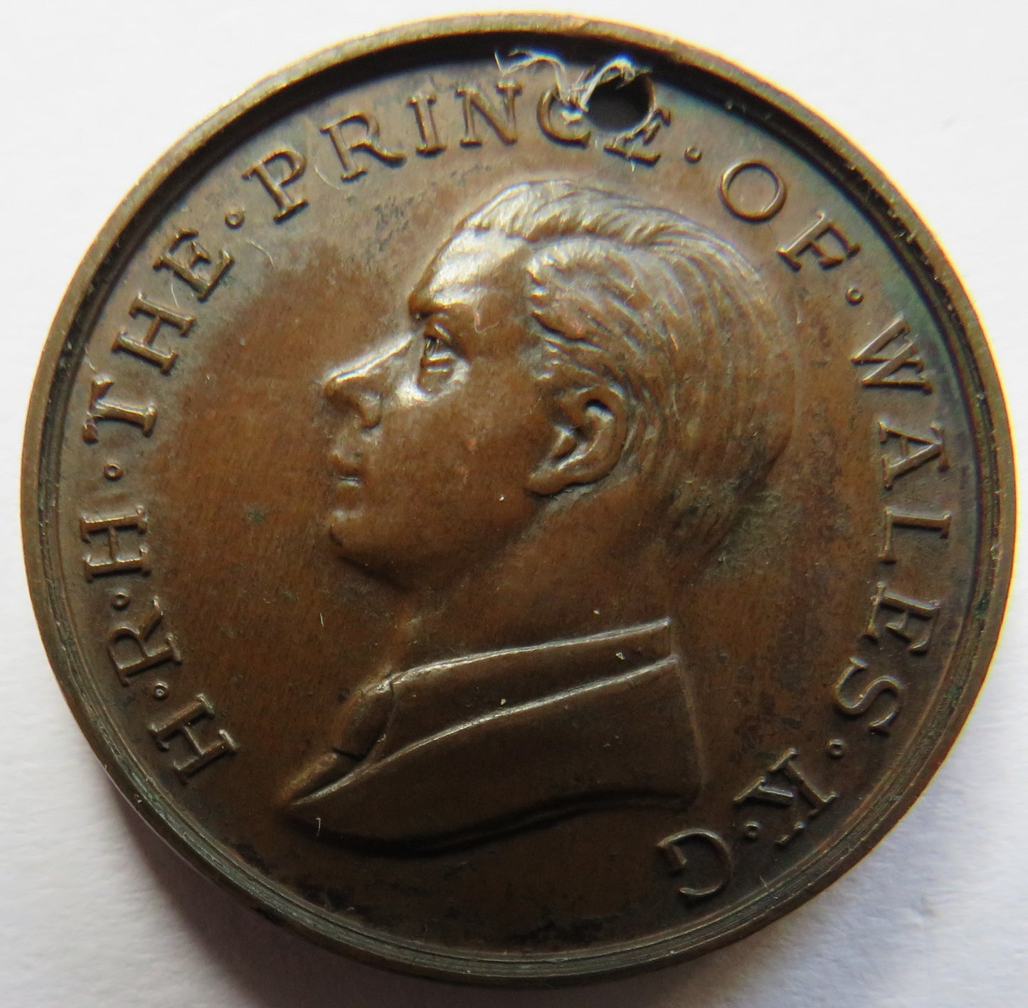 1927 Edward Prince of Wales Royal Visit to Keswick Medalet