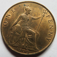 Load image into Gallery viewer, 1900 Queen Victoria One Penny Coin In High Grade - Great Britain
