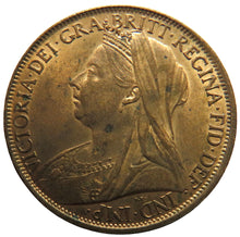 Load image into Gallery viewer, 1900 Queen Victoria One Penny Coin In High Grade - Great Britain
