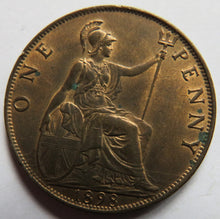 Load image into Gallery viewer, 1898 Queen Victoria One Penny Coin In High Grade - Great Britain
