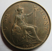 Load image into Gallery viewer, 1898 Queen Victoria One Penny Coin In High Grade - Great Britain
