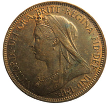 Load image into Gallery viewer, 1899 Queen Victoria Halfpenny Coin In High Grade - Great Britain
