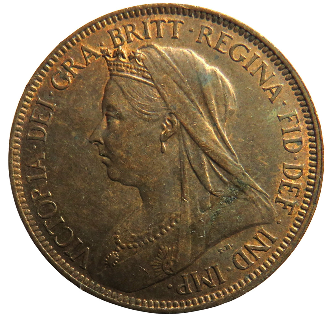 1899 Queen Victoria Halfpenny Coin In High Grade - Great Britain