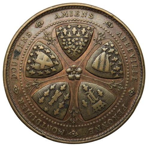Antique French Medal Dated 1895 - Societe Industrielle D'Amiens