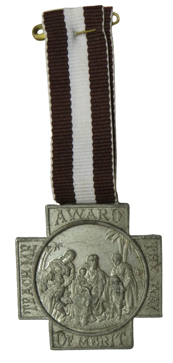 "Teach Me Thy Way Award Of Merit" Regular Attendance Good Conduct Medal